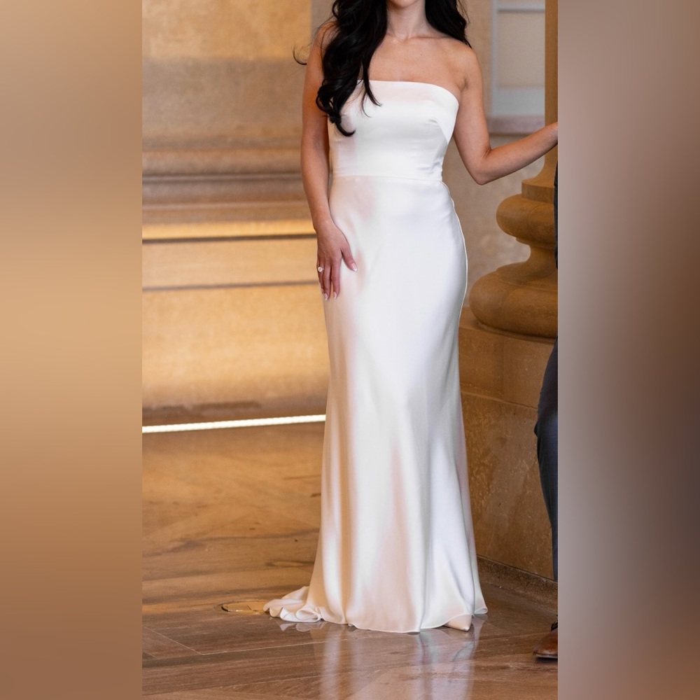 Jenny Yoo Marion satin dress - Picture 7 of 7